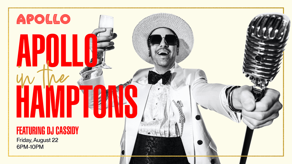 The Apollo Returns to the Hamptons on August 22